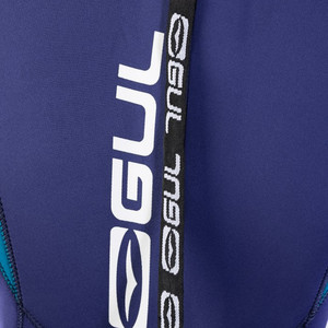 2024 Gul Womens Response 4/3mm GBS Back Zip Wetsuit RE1248-C1 - Blue / Teal